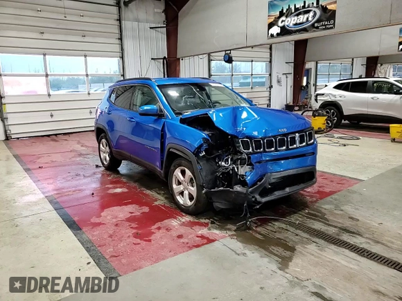 2021 Jeep Compass Latitude z VIN 3C4NJDBB0MT539879, wystawiony jako Copart lot #57964125 z przebiegiem 43 246 mil mil oraz Szkoda całkowita • Salvage title. Historia ofert i sprzedaży dostępna na DreamBid. Obrazek 15.