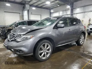 2014 Nissan Murano SL z VIN JN8AZ1MW1EW517508, wystawiony jako Copart lot #55337435 z przebiegiem 144 479 mil mil oraz Szkody całkowita. Historia ofert i sprzedaży dostępna na DreamBid. Obrazek 1.