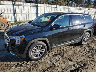 2022 GMC Terrain SLT with VIN 3GKALPEV8NL279284, listed as a Copart auction lot 80889924 with 58,807 mi miles and Salvage Title. Bid and sale history available at carsss.com. Image 1.