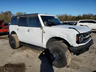 2024 Ford Bronco Outer Banks with VIN 1FMDE8BH5RLB09775, listed as a Copart auction lot 81419964 with 633 mi miles and Salvage Title. Bid and sale history available at DreamBid. Image 4.