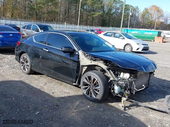 2017 Honda Accord Coupe EX-L V6 with VIN 1HGCT2B84HA007009, listed as a IAAI auction lot 41073715 with 114,869 mi miles. Bid and sale history available at carsss.com. Image 1.