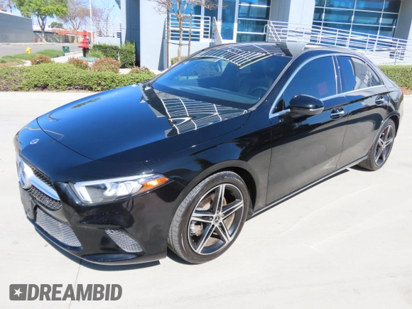 2021 Mercedes-Benz A 220 with VIN W1K3G4EB2MJ315124, listed as a Copart auction lot 46892265 with 26,916 mi miles and Salvage Title. Bid and sale history available at DreamBid. Image 2.