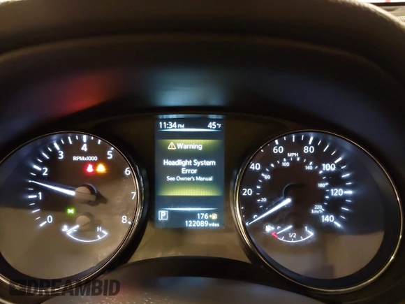 2017 Nissan Rogue SL with VIN 5N1AT2MV0HC757919, listed as a IAAI auction lot 42010409 with 122,089 mi miles. Bid and sale history available at carsss.com. Image 7.