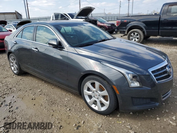 2014 Cadillac ATS Luxury RWD with VIN 1G6AB5RX4E0110961, listed as a Copart auction lot 50615165 with 80,089 mi miles and Salvage Title. Bid and sale history available at carsss.com. Image 4.