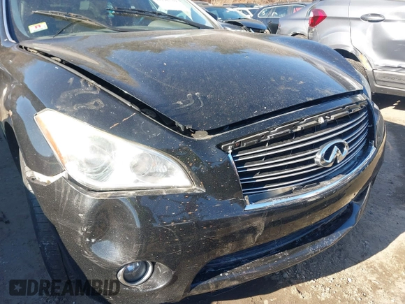 2013 Infiniti M with VIN JN1BY1AR3DM604485, listed as a IAAI auction lot 41296739 with 60,516 mi miles. Bid and sale history available at carsss.com. Image 6.
