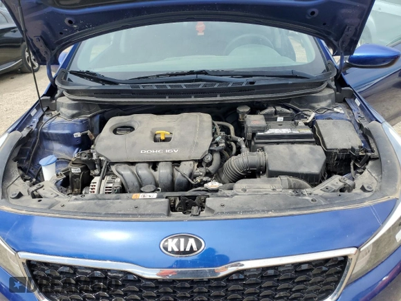 2017 Kia Forte LX with VIN 3KPFK4A78HE147872, listed as a Copart auction lot 55145305 with 76,877 mi miles and Non Repairable. Bid and sale history available at carsss.com. Image 11.