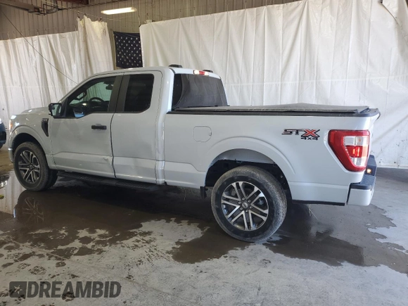 2022 Ford F-150 XL with VIN 1FTEX1EP5NKD35795, listed as a Copart auction lot 66329465 with 42,469 mi miles and Salvage title. Bid and sale history available at DreamBid. Image 2.