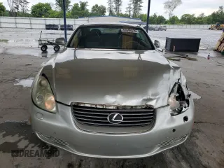 2002 Lexus SC 430 with VIN JTHFN48Y220017266, listed as a Copart auction lot 59598535 with 159,857 mi miles and Salvage title. Bid and sale history available at DreamBid. Image 5.