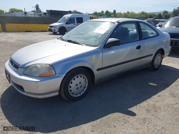 1997 Honda Civic DX with VIN 1HGEJ6220VL106203, listed as a IAAI auction lot 42098813 with 192,343 mi miles. Bid and sale history available at carsss.com. Image 2.
