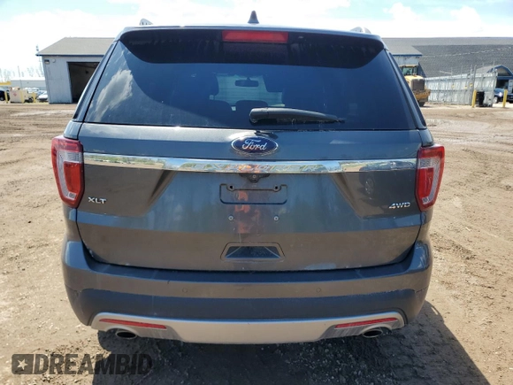 2017 Ford Explorer XLT with VIN 1FM5K8D89HGA68486, listed as a Copart auction lot 48951465 with 133,578 mi miles and Clean Title. Bid and sale history available at DreamBid. Image 6.