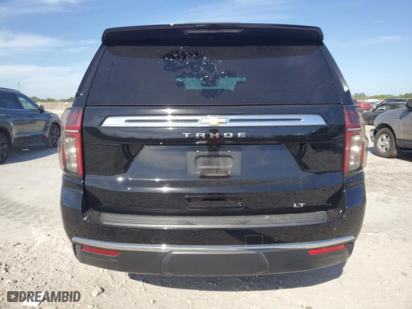 2023 Chevrolet Tahoe LT with VIN 1GNSCNKD6PR274698, listed as a Copart auction lot 49871025 with 85,319 mi miles and Salvage Title. Bid and sale history available at carsss.com. Image 6.