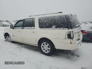 2008 Ford Expedition EL Limited with VIN 1FMFK20598LA66421, listed as a Copart auction lot 87637235 with 235,237 mi miles and Salvage Title. Bid and sale history available at carsss.com. Image 2.