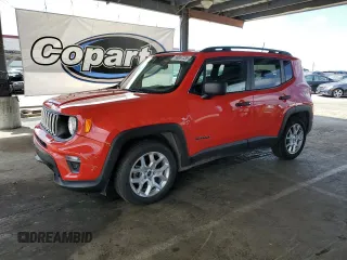 2020 Jeep Renegade Sport с VIN ZACNJAAB9LPL50666, выставлен на аукционе Copart как лот 58087235 с пробегом 26 879 миль миль и Списание • Salvage title. История ставок и продаж доступна на DreamBid. Изображение 1.