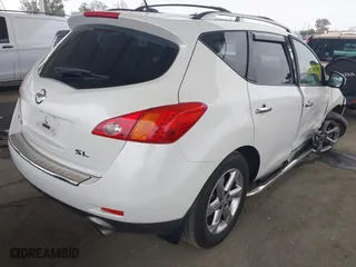 2009 Nissan Murano S with VIN JN8AZ18U59W104912, listed as a IAAI auction lot 42057100 with 142,408 mi miles. Bid and sale history available at carsss.com. Image 4.