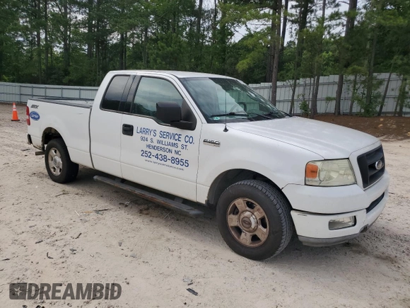 2004 Ford F-150 STX with VIN 1FTRX12W34NA58509, listed as a Copart auction lot 59686855 with 110,777 mi miles and Salvage title. Bid and sale history available at DreamBid. Image 4.
