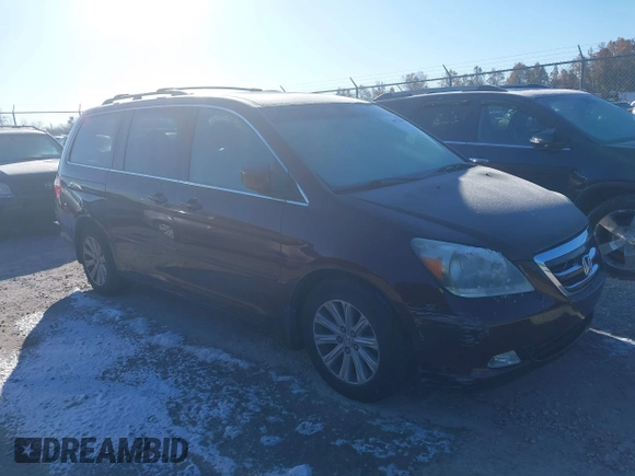 2007 Honda Odyssey Touring z VIN 5FNRL38887B121753, wystawiony jako IAAI lot #40972256 z przebiegiem 152 702 mil mil oraz . Historia ofert i sprzedaży dostępna na DreamBid. Obrazek 1.