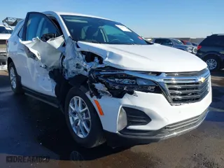 2024 Chevrolet Equinox LT with VIN 3GNAXKEG2RL370570, listed as a IAAI auction lot 41290387 with 2,523 mi miles. Bid and sale history available at carsss.com. Image 6.