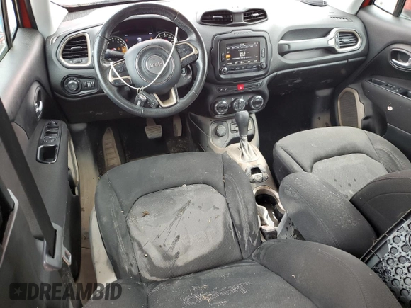 2017 Jeep Renegade Altitude z VIN ZACCJBBB5HPF36291, wystawiony jako Copart lot #51843185 z przebiegiem 53 200 mil mil oraz Szkoda całkowita • Salvage title. Historia ofert i sprzedaży dostępna na DreamBid. Obrazek 8.
