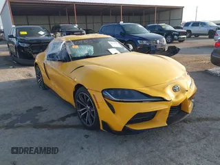 2022 Toyota Supra 2.0 with VIN WZ1DB2C01NW049250, listed as a IAAI auction lot 41731725 with Not provided miles and . Bid and sale history available at DreamBid. Image 1.