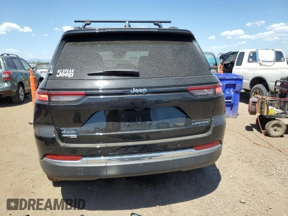 2023 Jeep Grand Cherokee Limited with VIN 1C4RJHBG7PC643161, listed as a Copart auction lot 64201035 with 18,074 mi miles and Salvage title. Bid and sale history available at DreamBid. Image 6.