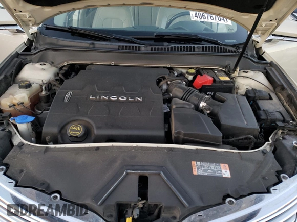 2016 Lincoln MKZ with VIN 3LN6L2GK6GR606154, listed as a Copart auction lot 40676704 with 56,996 mi miles and Salvage Title. Bid and sale history available at carsss.com. Image 11.