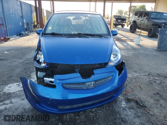 2008 Honda Fit with VIN JHMGD38408S054148, listed as a Copart auction lot 72850554 with 91,753 mi miles and Salvage Title. Bid and sale history available at carsss.com. Image 5.