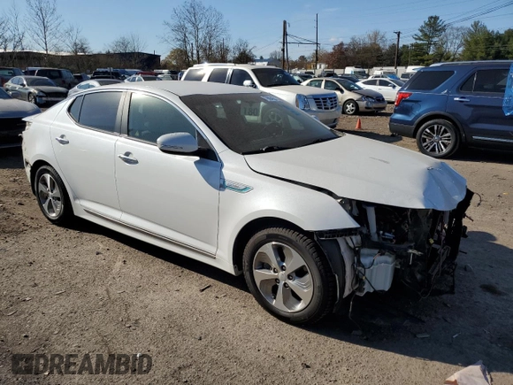 2016 Kia Optima Hybrid with VIN KNAGM4AD8G5096160, listed as a Copart auction lot 79064524 with 55,133 mi miles and Salvage Title. Bid and sale history available at carsss.com. Image 4.
