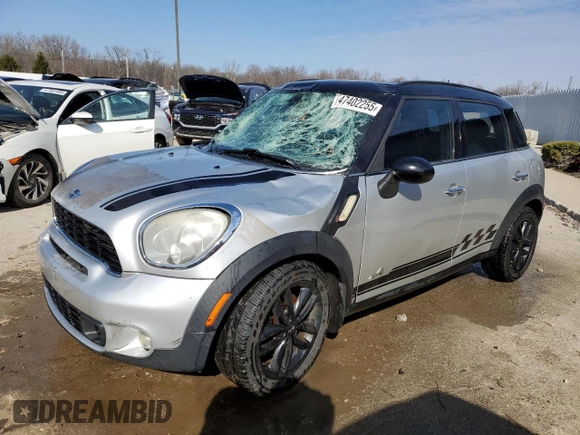 2011 MINI Countryman S with VIN WMWZC5C56BWL53116, listed as a Copart auction lot 47402255 with 171,320 mi miles and Non Repairable. Bid and sale history available at DreamBid. Image 1.