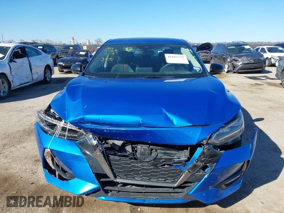 2020 Nissan Sentra SR with VIN 3N1AB8DVXLY313492, listed as a IAAI auction lot 41682275 with 33,024 mi miles and . Bid and sale history available at DreamBid. Image 12.