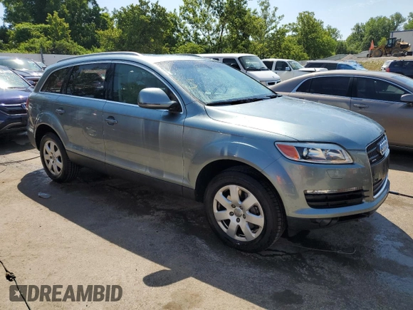 2007 Audi Q7 Premium with VIN WA1BY74L37D077246, listed as a Copart auction lot 59765904 with 209,930 mi miles and Salvage Title. Bid and sale history available at carsss.com. Image 4.