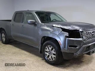 2022 Nissan Frontier SV with VIN 1N6ED1FJ7NN605396, listed as a Copart auction lot 77649864 with 31,886 mi miles and Salvage title. Bid and sale history available at DreamBid. Image 1.