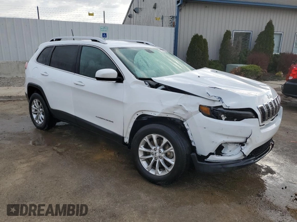 2019 Jeep Cherokee Latitude with VIN 1C4PJMCB9KD238151, listed as a Copart auction lot 50569995 with 121,833 mi miles and Salvage Title. Bid and sale history available at carsss.com. Image 4.