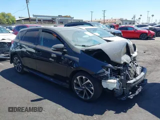 2016 Scion iM with VIN JTNKARJE6GJ518439, listed as a IAAI auction lot 42540442 with 83,201 mi miles and . Bid and sale history available at DreamBid. Image 1.