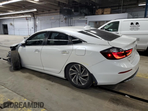 2019 Honda Insight Touring with VIN 19XZE4F90KE001780, listed as a Copart auction lot 49476745 with 90,301 mi miles and Salvage Title. Bid and sale history available at carsss.com. Image 2.