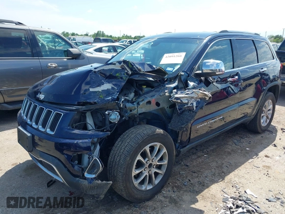 2014 Jeep Grand Cherokee Limited with VIN 1C4RJEBG9EC201512, listed as a IAAI auction lot 42091266 with 129,897 mi miles and . Bid and sale history available at DreamBid. Image 2.