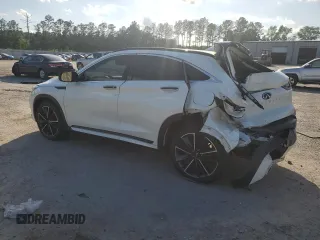 2022 Infiniti QX55 Sensory with VIN 3PCAJ5L3XNF104167, listed as a Copart auction lot 54760535 with Not provided miles and Salvage title. Bid and sale history available at DreamBid. Image 2.