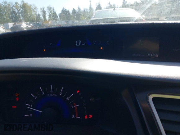2013 Honda Civic Cpe LX with VIN 2HGFG3B5XDH502386, listed as a IAAI auction lot 42068372 with 204,360 mi miles. Bid and sale history available at carsss.com. Image 7.