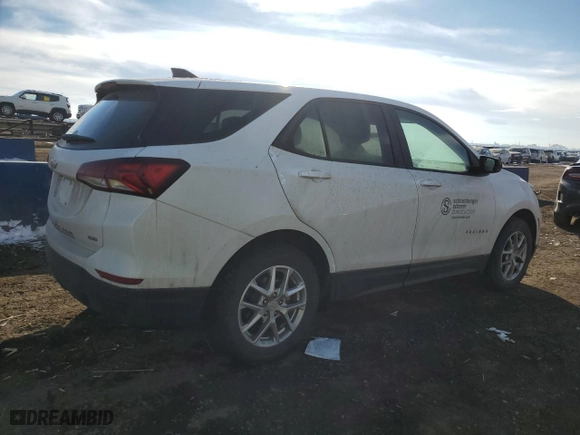 2022 Chevrolet Equinox LS with VIN 3GNAXSEV8NS167374, listed as a Copart auction lot 44823245 with 35,901 mi miles and Salvage Title. Bid and sale history available at carsss.com. Image 3.