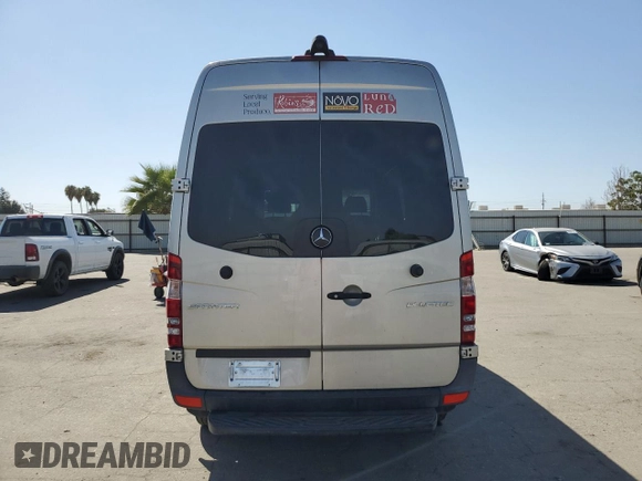 2016 Mercedes-Benz Sprinter with VIN WD4PE7DD0GP183493, listed as a Copart auction lot 69262844 with 1,000 mi miles and Salvage Title. Bid and sale history available at DreamBid. Image 6.