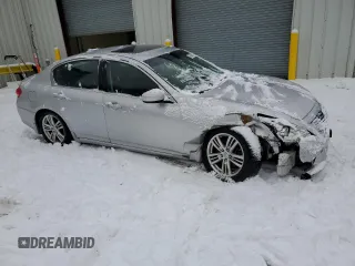2011 Infiniti G25 x with VIN JN1DV6AR1BM653017, listed as a Copart auction lot 43524355 with 27,014 mi miles and Salvage Title. Bid and sale history available at DreamBid. Image 4.