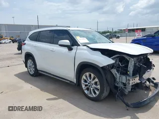 2023 Toyota Highlander L with VIN 5TDKDRAH4PS032141, listed as a IAAI auction lot 42476982 with 24,327 mi miles and . Bid and sale history available at DreamBid. Image 1.