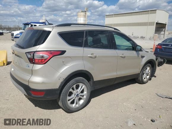 2017 Ford Escape SE with VIN 1FMCU9G92HUC78781, listed as a Copart auction lot 52633705 with 152,137 mi miles and Salvage Title. Bid and sale history available at carsss.com. Image 3.