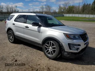 2017 Ford Explorer Sport with VIN 1FM5K8GT5HGA14201, listed as a Copart auction lot 55025635 with 116,415 mi miles and Salvage Title. Bid and sale history available at carsss.com. Image 4.