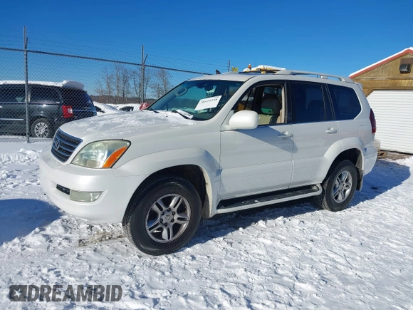 2006 Lexus GX with VIN JTJBT20XX60123979, listed as a IAAI auction lot 41863064 with 263,799 mi miles. Bid and sale history available at carsss.com. Image 2.