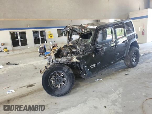 2021 Jeep Wrangler Unlimited Willys with VIN 1C4HJXDM3MW547787, listed as a Copart auction lot 55132965 with Not provided miles and Salvage title. Bid and sale history available at DreamBid. Image 1.