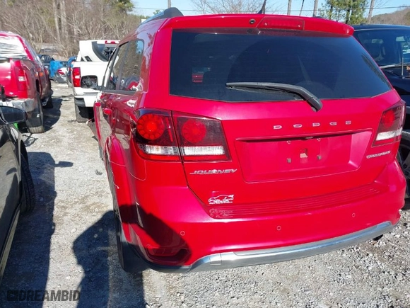 2017 Dodge Journey Crossroad Plus with VIN 3C4PDCGB5HT527140, listed as a IAAI auction lot 41276054 with NaN miles. Bid and sale history available at carsss.com. Image 3.