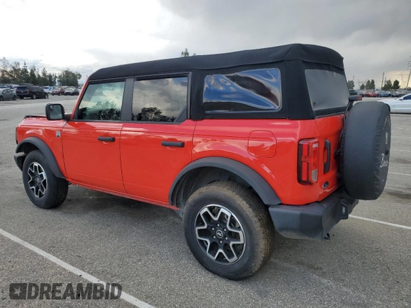 2021 Ford Bronco with VIN 1FMDE5BH8MLA82532, listed as a Copart auction lot 48372945 with 38,782 mi miles and Salvage Title. Bid and sale history available at carsss.com. Image 2.