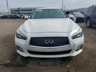2016 Infiniti Q50 2.0t Premium with VIN JN1CV7AR8GM252752, listed as a Copart auction lot 53073845 with 143,706 mi miles and Salvage Title. Bid and sale history available at carsss.com. Image 5.