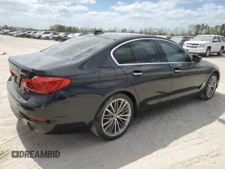2018 BMW 5 Series 530i with VIN WBAJA5C54JG899845, listed as a Copart auction lot 48994145 with 57,379 mi miles and Salvage Title. Bid and sale history available at DreamBid. Image 3.