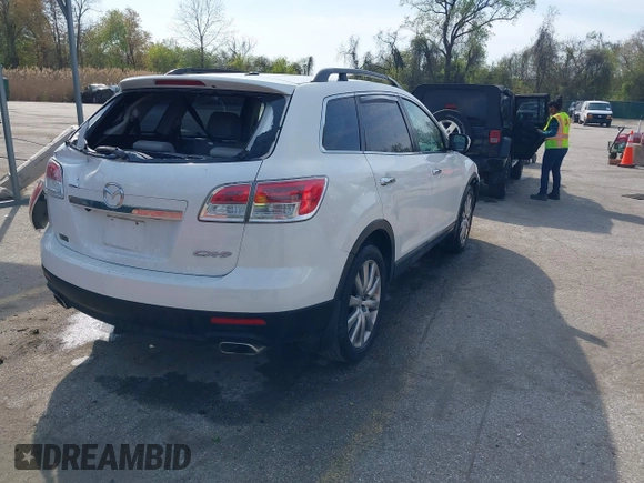 2008 Mazda CX-9 Touring with VIN JM3TB38V480160829, listed as a IAAI auction lot 42075142 with 143,727 mi miles. Bid and sale history available at carsss.com. Image 4.